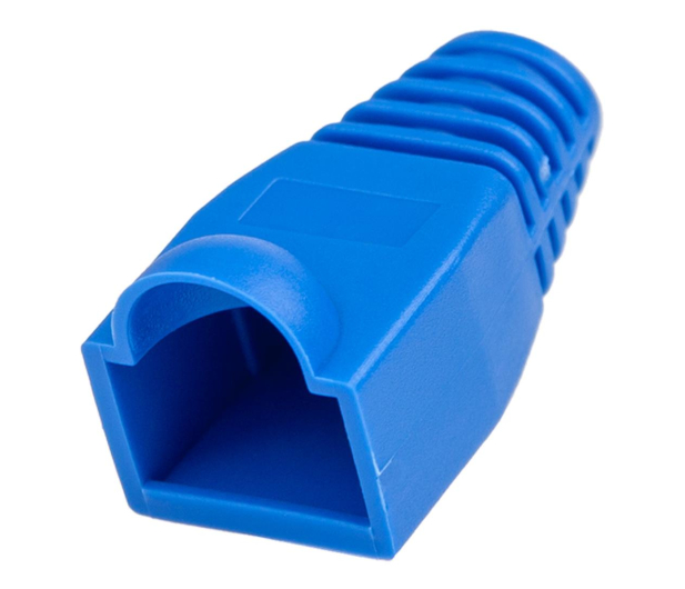 UNITEK Osłona wtyku RJ45, 6 mm, 100 szt. niebieska OT157BL - 748871 - zdjęcie